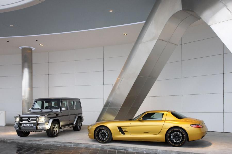  Mercedes-Benz SLS AMG Desert Gold 2010 года  (фото 5 из 29)
